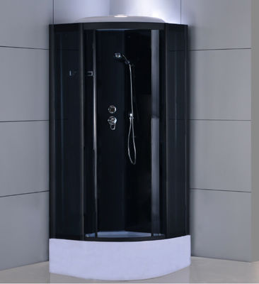 Cabina acrilica della doccia del bagno della struttura della porta di vetro trasparente con vapore e la TV
