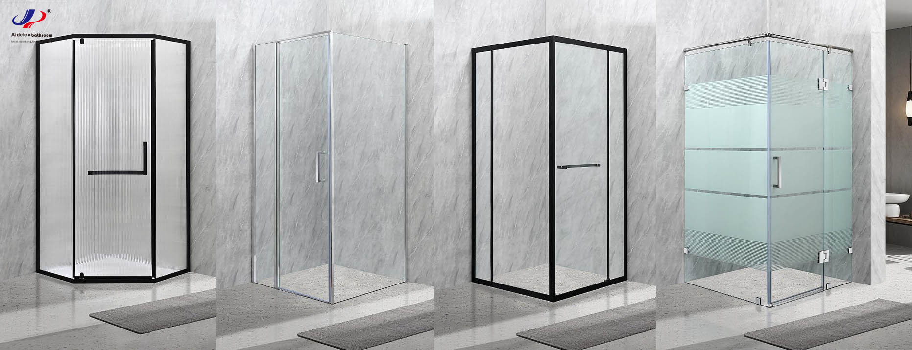 qualità Recinzioni di vetro della doccia fabbrica