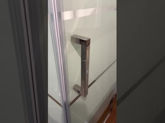 Casette doccia a prezzi accessibili con vetro da stampa bianco e telaio in alluminio