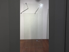 8mm 600x2000mm Pivot Bath Screen Vetro di sicurezza temperato