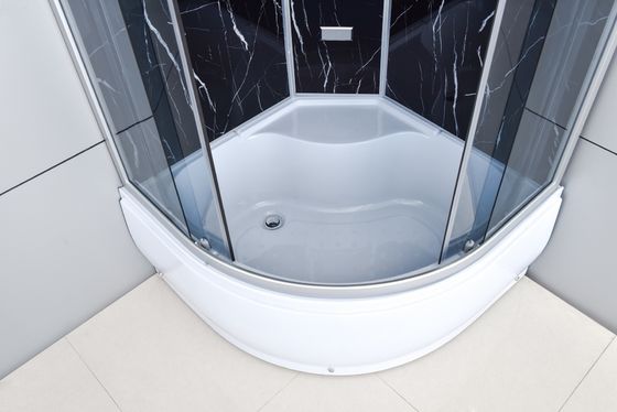 Pagina di alluminio 4mm di recinzioni di vetro della doccia del bagno 990x990x2250mm