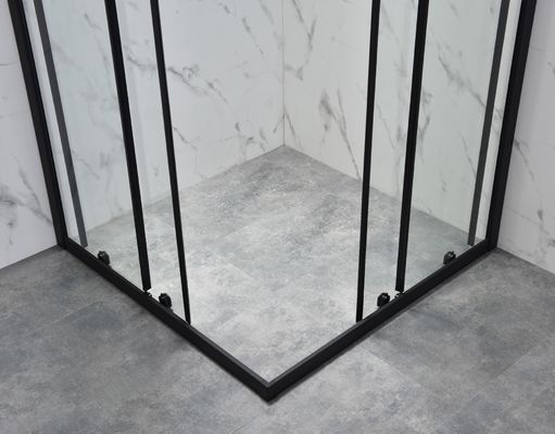 struttura di alluminio di recinzione d'angolo 800mm della doccia di 1-1.2mm