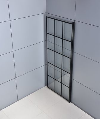 Porte di vetro di scivolamento di alluminio della doccia del bagno della struttura 6mm