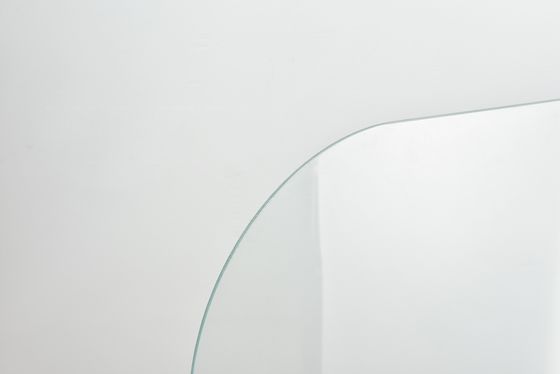 55&quot;» struttura di alluminio dell'argento del vetro trasparente dello schermo di doccia del perno X47 6mm