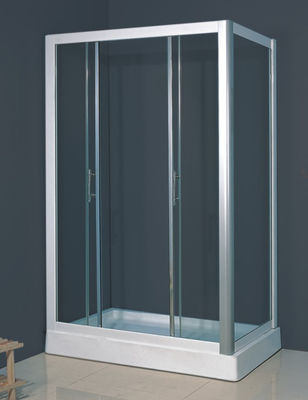Recinzioni impermeabili della doccia di vetro di guarnizione con il vassoio dell'ABS