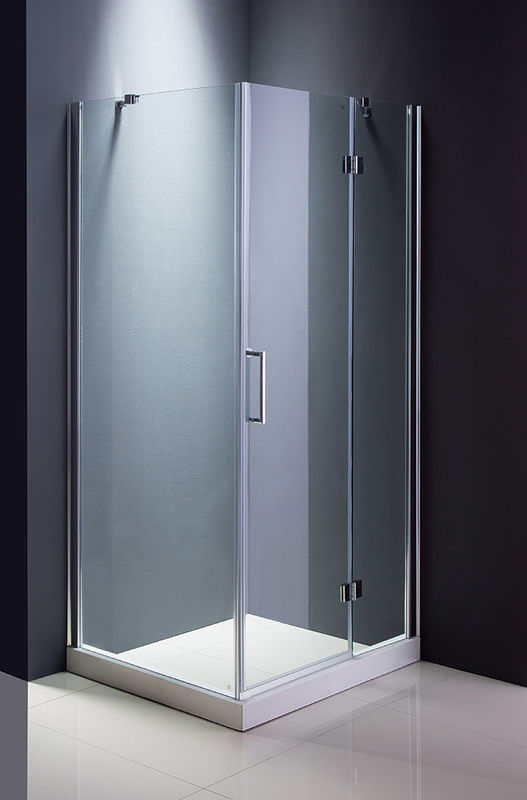 cabina d'angolo della doccia di 1-1.2mm con la struttura di alluminio del portello scorrevole
