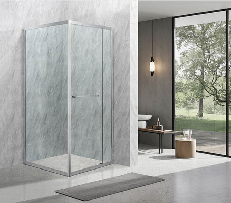 900x900 Casella doccia 6/8mm Vetro temperato e telaio in alluminio con cromo per lo stile