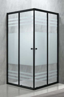 Customizable Square Shower Enclosures With Frosted Printing Glass For Modern